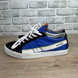 Diesel D-String Low Sneakers Blue Navy Size 10